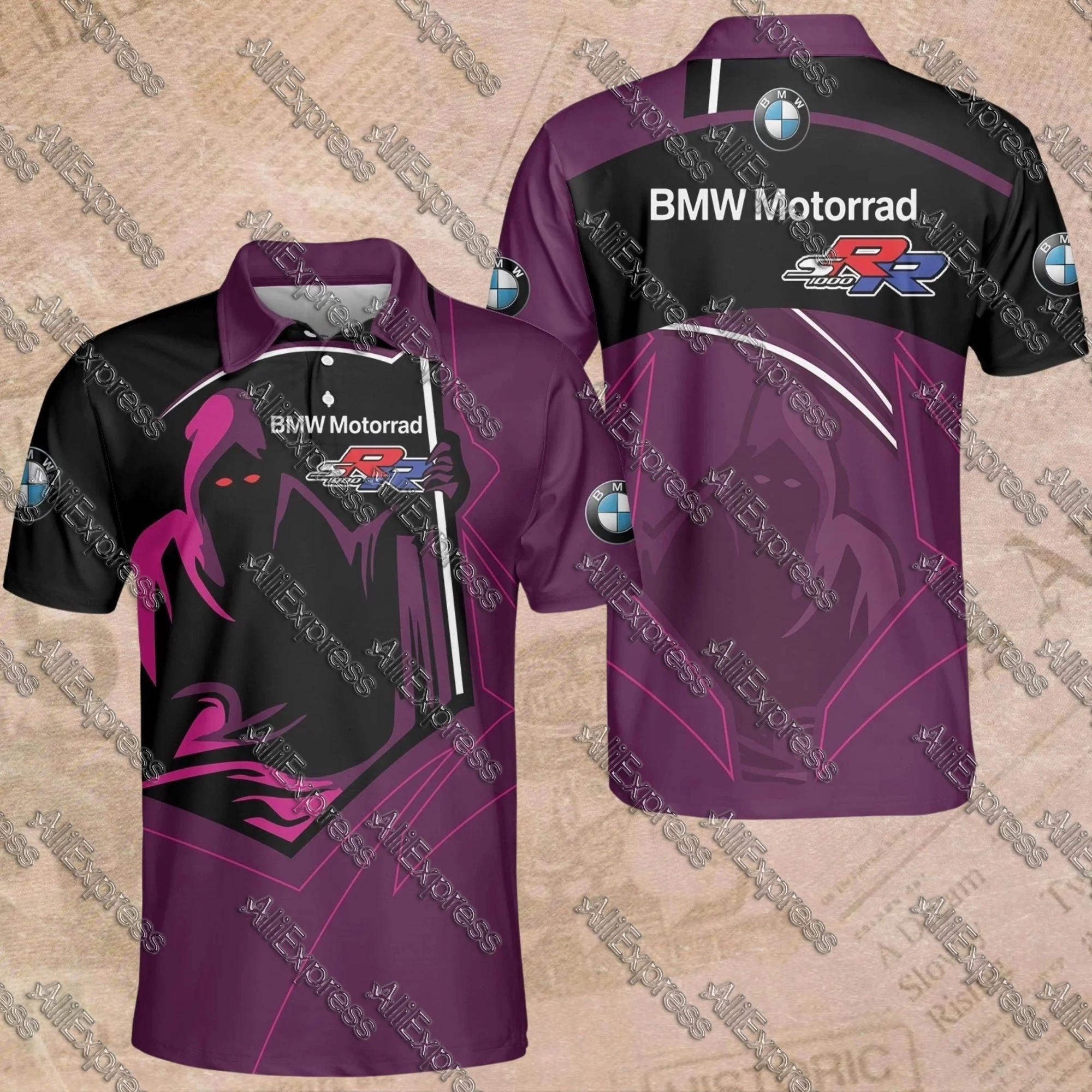 

Мужская мотоциклетная рубашка поло BMW GS на 40-летие 2025 года, быстросохнущий дышащий гоночный костюм, командная экипировка