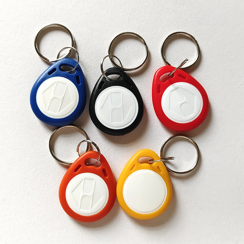 

10Pcs/Lot 125Khz Proximity RFID EM4305 T5577 Smart Card Read and Rewriteable Token Tag Keyfobs Keychains Access Control