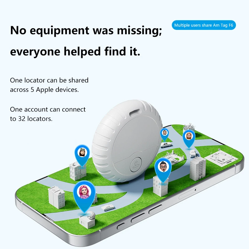

New Air Tag Bluetooth GPS Trackers Work With Apple Find My Global Positioning Smart Tracker For Key Wallet Anti-lost Device 2025