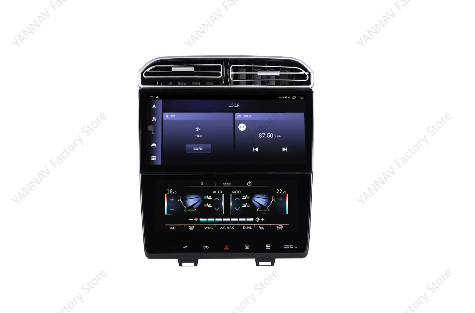 

Multimedia Player 10 " AC Panel Head Unit 12 Inch QLED Android For Ford Edge 2009 - 2014 Carplay Car Radio GPS Navigation