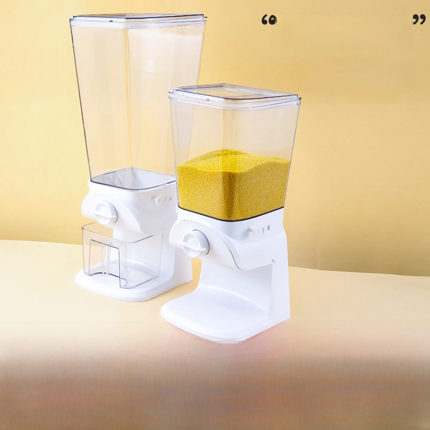 

Прозрачный большой контейнер для хранения Food ade, влагостойкий ящик для хранения с одним касанием, кухонный органайзер для домашних животных, контейнер с крышкой