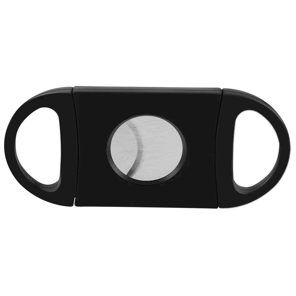 

Oval-Shaped Cigar Cutter, Double Cut Blade