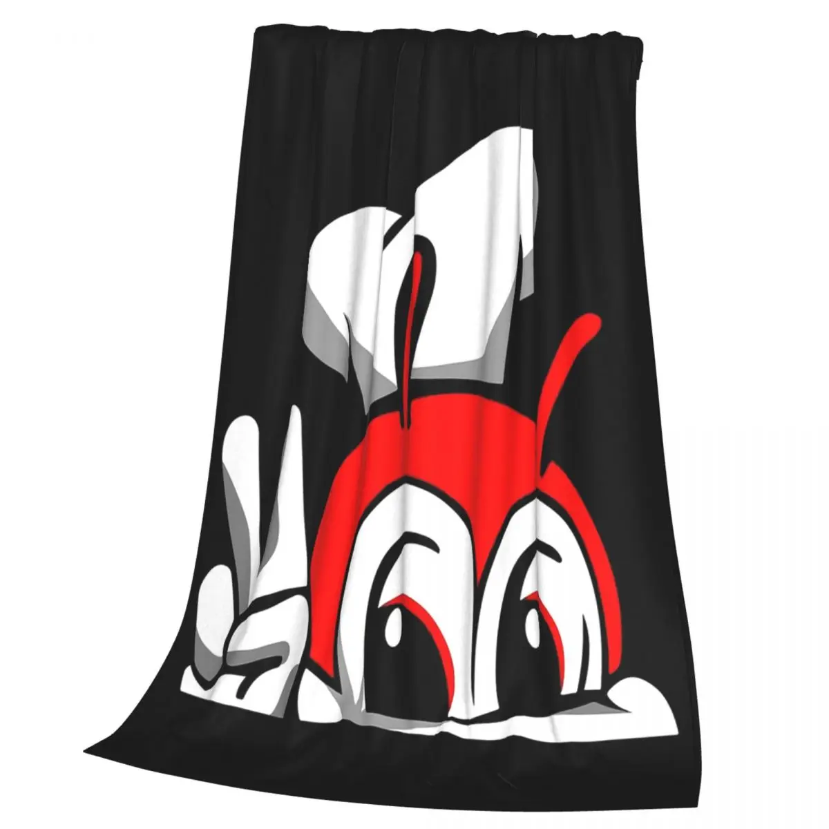Jollibee Burger Restaurant Mascot Blankets Soft Warm Flannel Throw Blanket Bedding for Bed Living room Picnic Travel Home Sofa