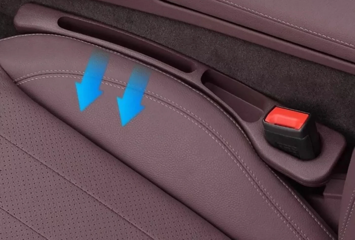 Car seat gap plug strip Seat seam leak-proof filling strip Seat side seam  Storage Vehicle general box