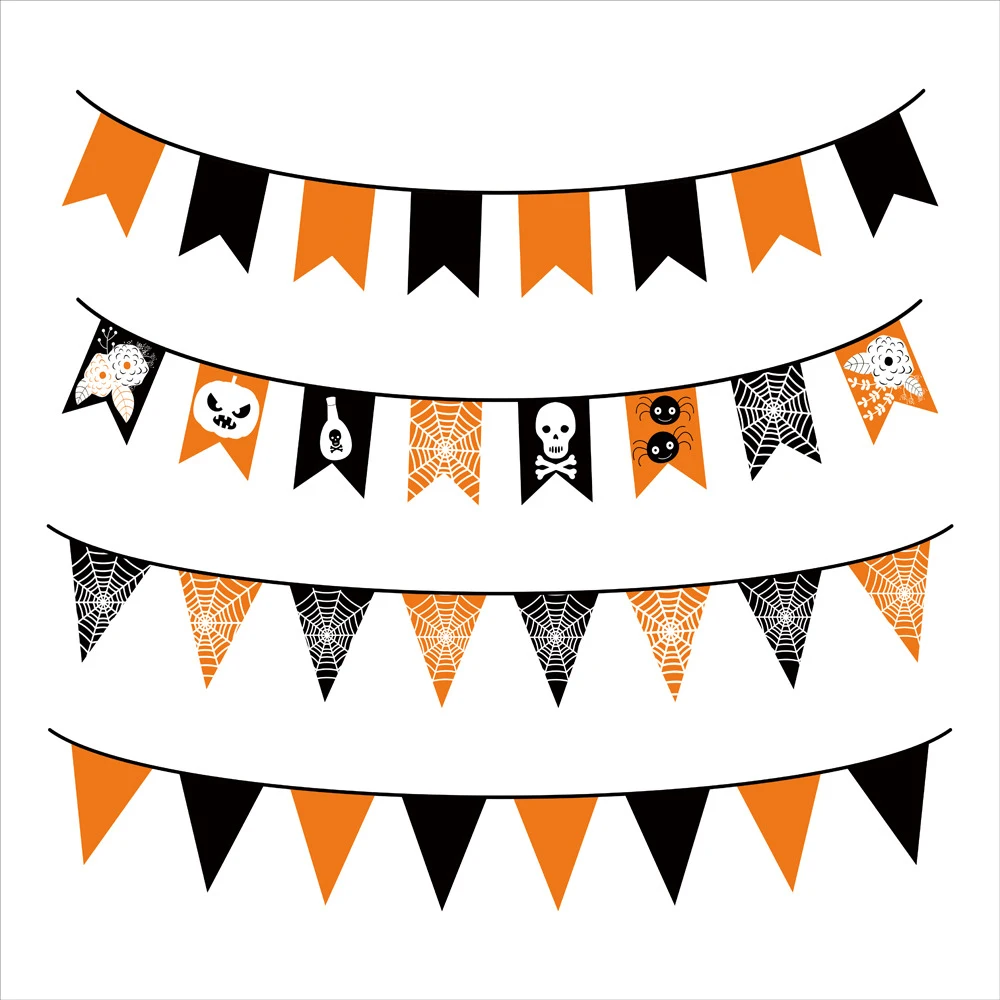 Eoodlove customizes any pattern string flag and party decoration flag including 25 small flags