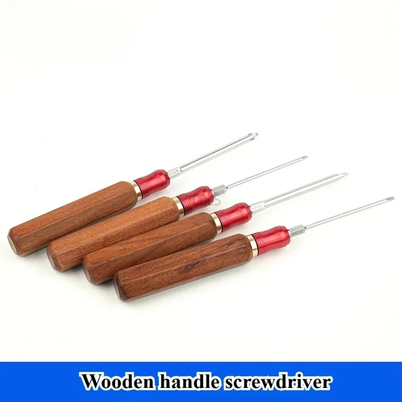 Household Screwdriver Set Wood Handle Screwdriver Hand Tool Fixed Value Torque Brass Collet Woodworking Replacement Accessories