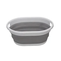 Cesta suja do silicone da lavanderia, dobramento, dobrável, armazenamento home, 24L, venda quente