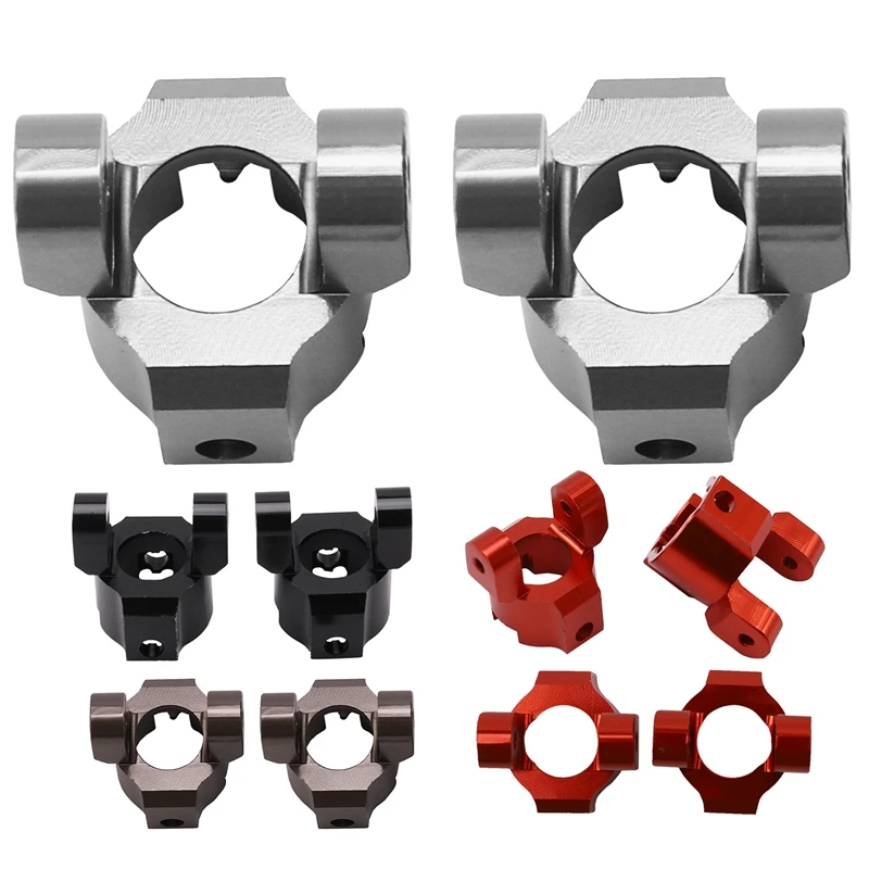 2PCS Alloy Front C Hub Bracket Axle Housing End Kit For RC Toy Car 1:10 HPI Venture FJ Cruiser