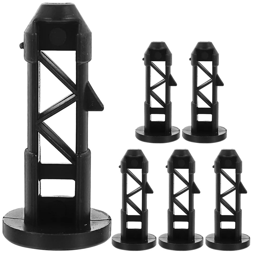 

6pcs Trash Can Latch Outdoor Plastic Garbage Bin Latches Dustbin Cover Fasteners Wide Compatibility Buckles Tools