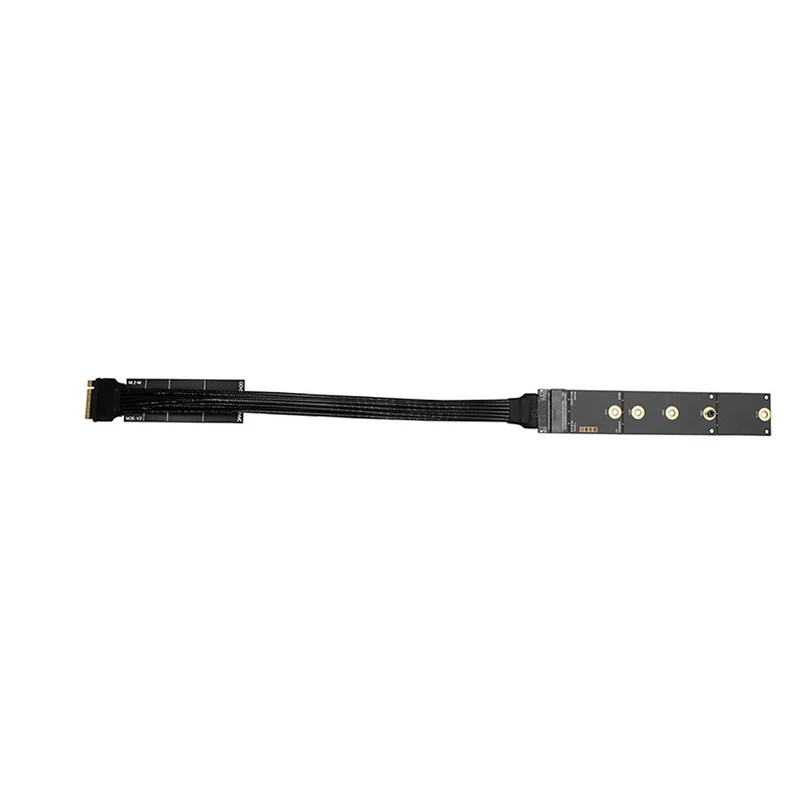 YY+PCIE 5.0 X4 GEN5 SSD Adapter Cable M.2-Mkey Extension for M.2 2280 22110 NVME