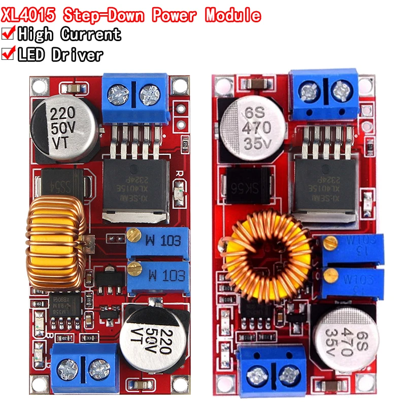 XL4015 5A DC to DC CC CV Lithium Battery Step down Charging Board Led Power Converter Lithium Charger Step Down Module XL4015 E1