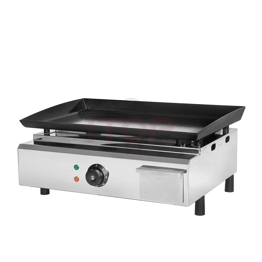 Electric Griddle Grill Stainless Steel Hot Plate commercial cooker top griddle,non stick cooking surface