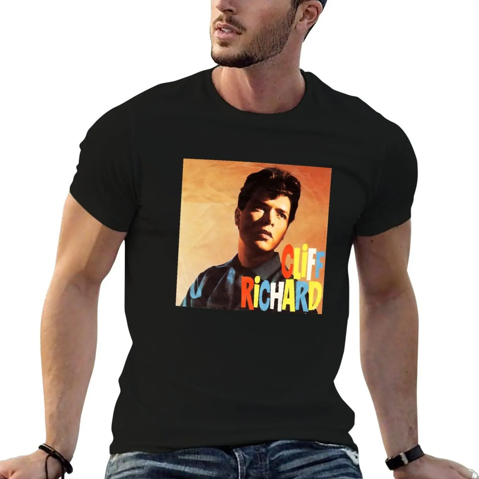 Cliff Richard T-Shirt Basic Tee Shirt for Everyday Outfit