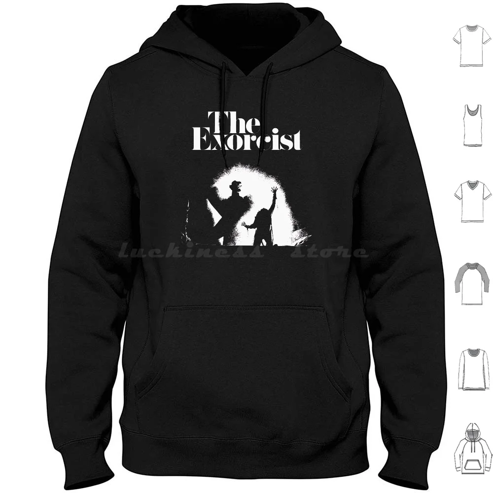 The Exorcist Hoodies Long Sleeve The Exorcist Movie Pazuzu Exorcism Demon Devil Possessed Possession