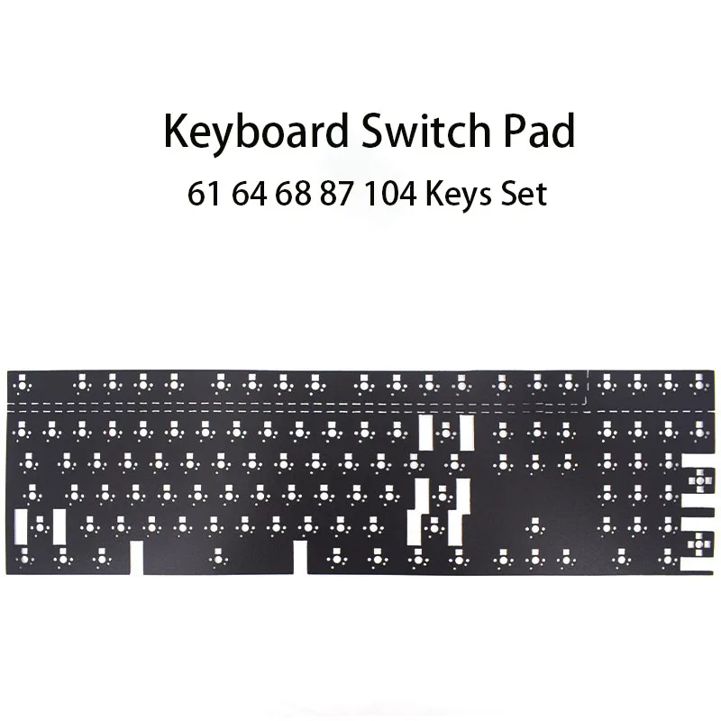 Teclado mecánico IXPE PORON Switch Pads, 61, 64, 68, 84, 87, 96, 104 teclas, diseño Hotswap, almohadillas de espuma silenciosas, amortiguadores de sonido, junta de eje