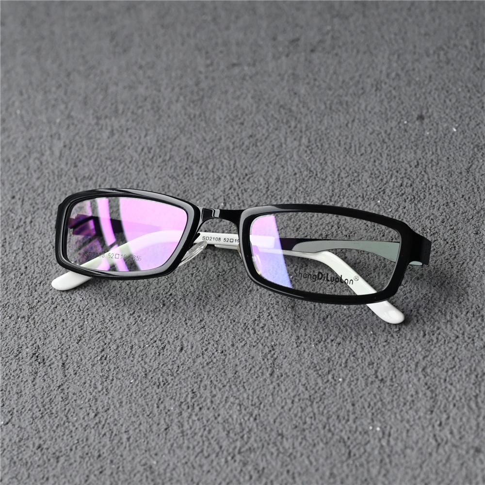 Cubojue Reading Glasses Men Women Fashion Eyeglasses Frame Male Anti Blue Reflection Spectacles for Prescription Black Blue Red