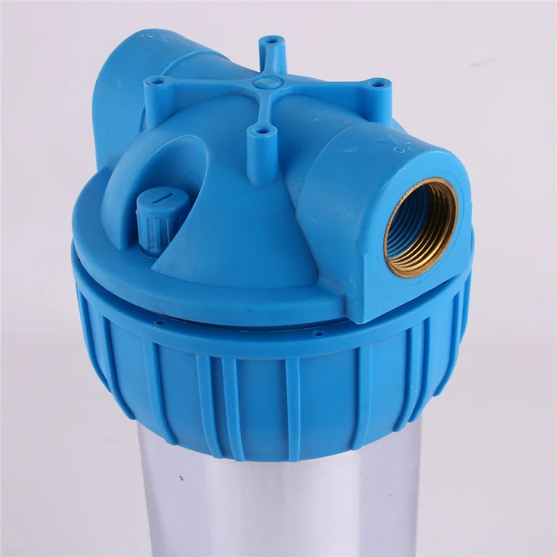 BAAG-Household Water Purifier Pre-Filter Bottle Copper Thread Interface Transparent Filter Bottle Pipeline