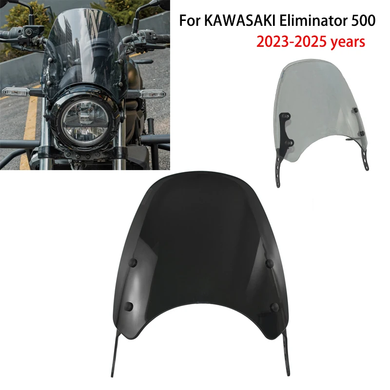 

Аксессуары для модификации мотоцикла, переднее лобовое стекло, лист АБС-пластика для Kawasaki Eliminator 500 2023 2024 2025