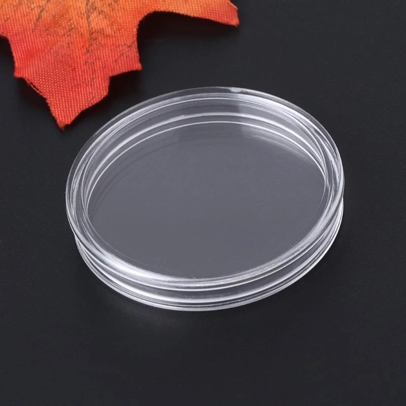 Protective Coin Display Holder Set Convenient Collector Coin Container Practical Clear Storage Box for Hobbyists