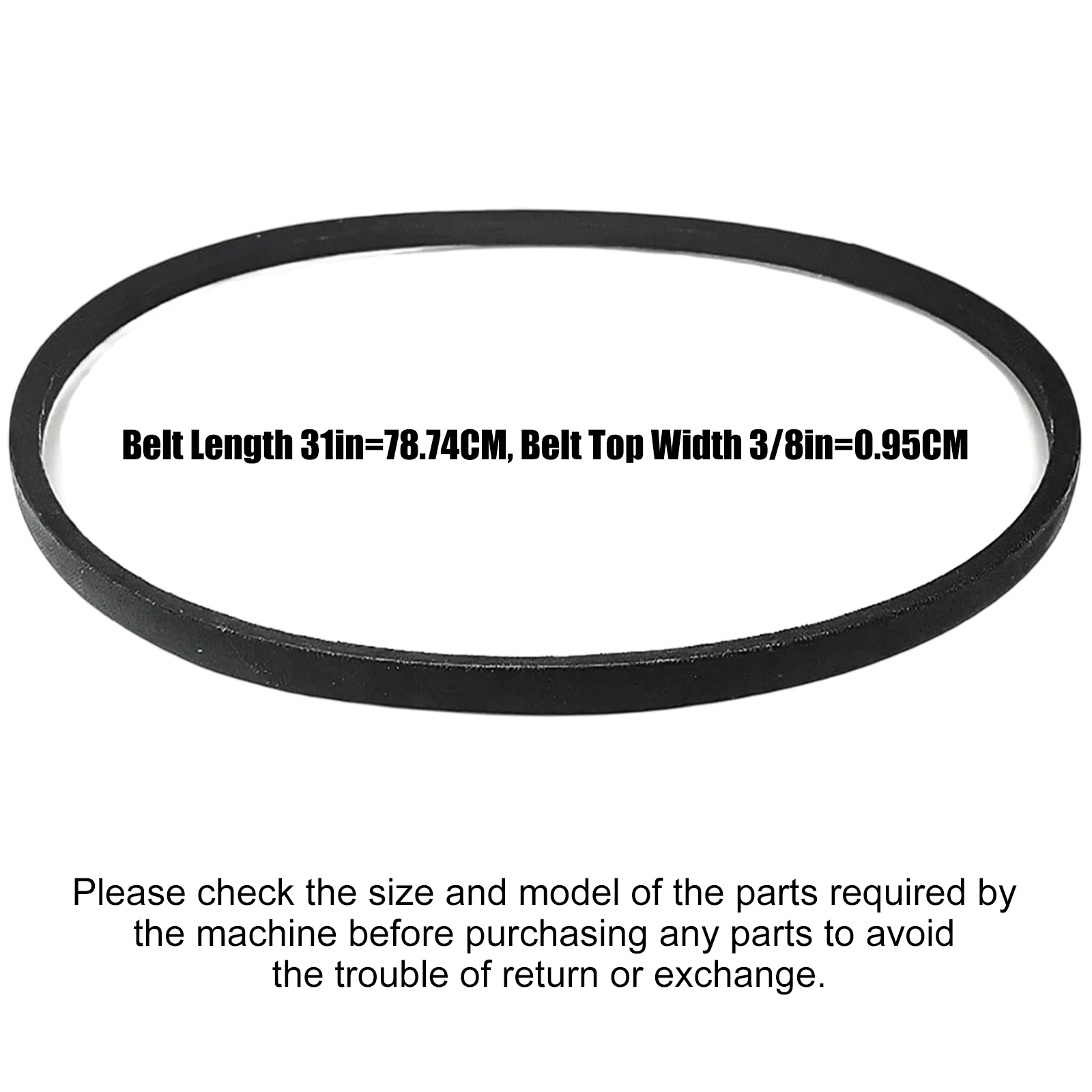 954-0343 Drive Belt for Cub Cadet MTD Craftsman Ryobi Simplicity Ariens Snowblower, Replaces 754-0343 954-0142 754-0142 954-0205