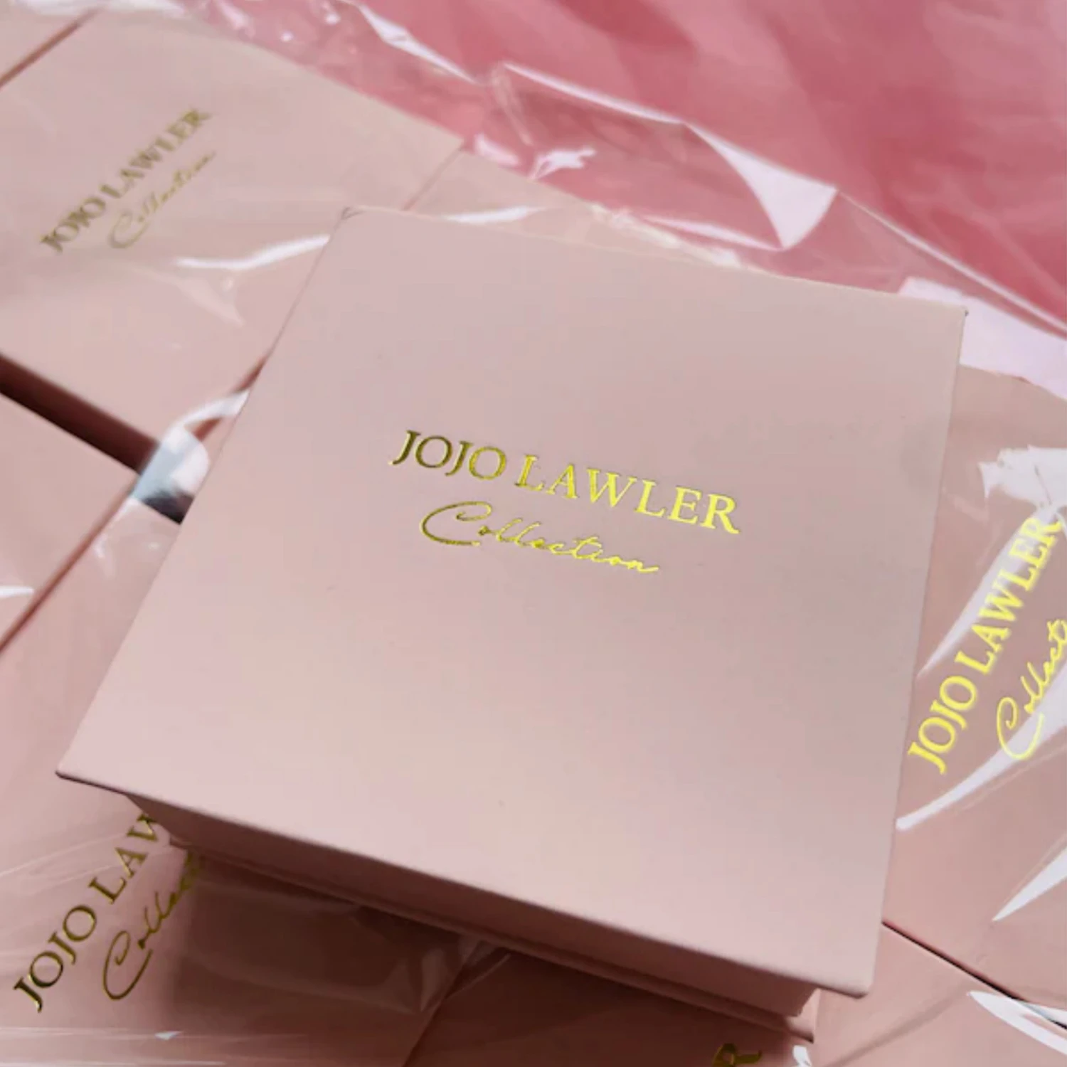 

20PCS Magnet Paper Cardboard Earring Necklace Ring Packaging Gift Jewelry Box with Logo Printed