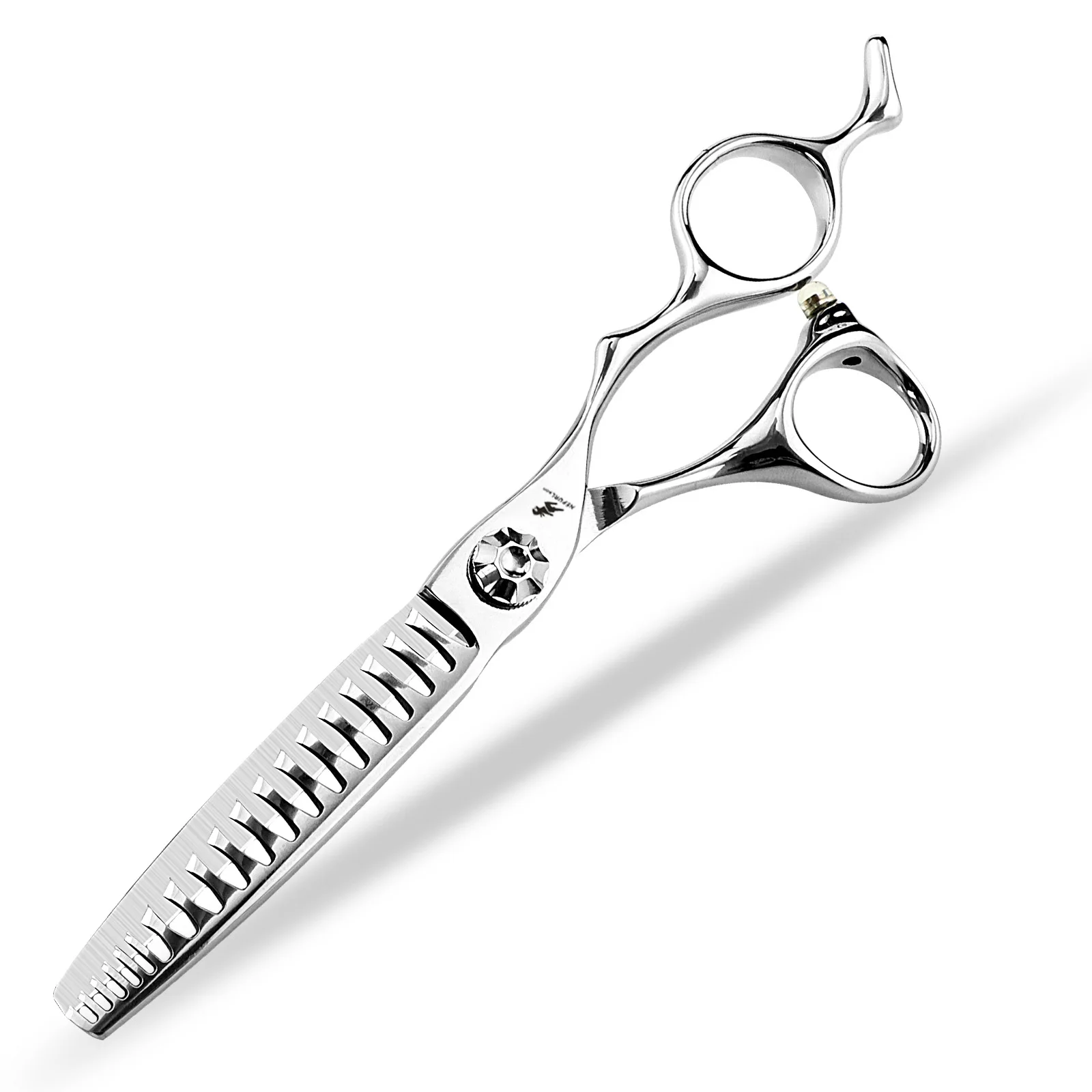 440c steel silver hair scissors, 6.0-inch trimming scissors and thick-cut scissors