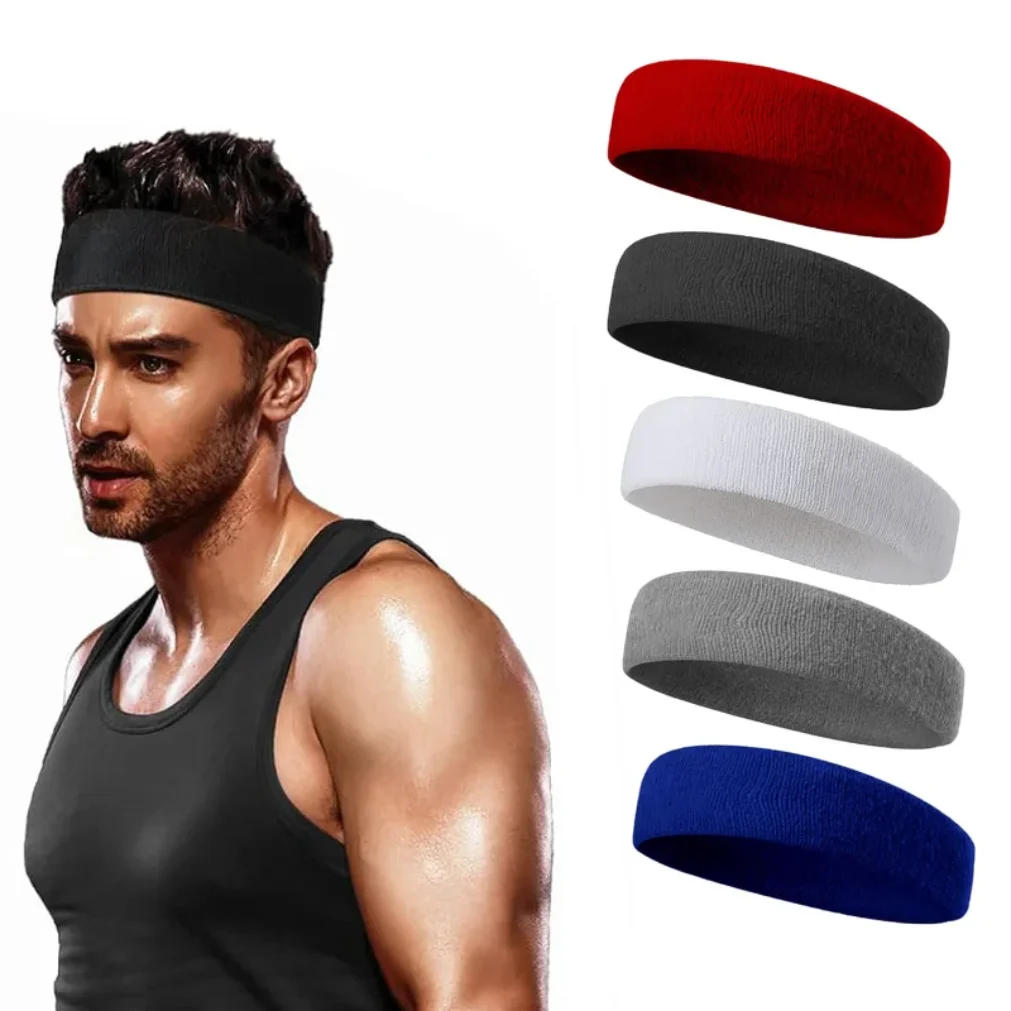 

3Pcs Sweatproof Sports Headbands For Men Women Moisture-Wicking Sweatband Tennis Basketball Running Gym Workout Outdoor Yoga