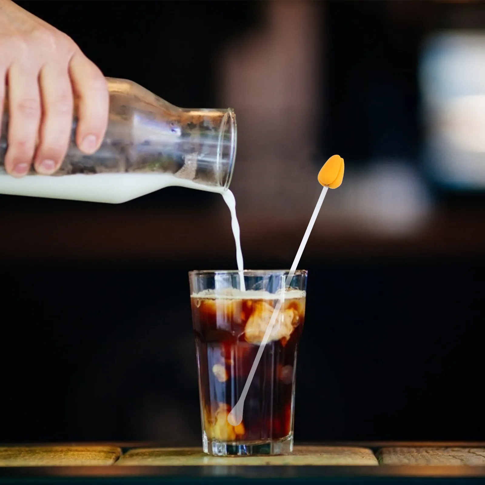 

Набор из 3 палочек для размешивания молочной смеси: высокополированная нержавеющая сталь с термостойким силиконовым наконечником, универсальный инструмент для смешивания для младенцев