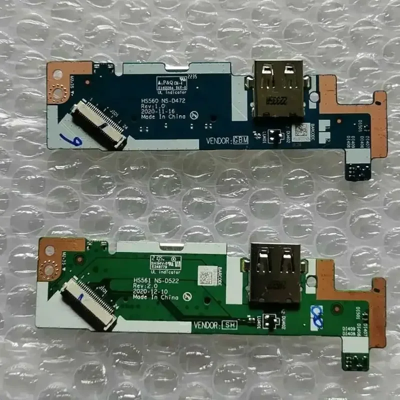 For Lenovo IdeaPad 15s ITL ALC switch power button USB board 2020 hs561 NS-D522 hs560 NS-D472