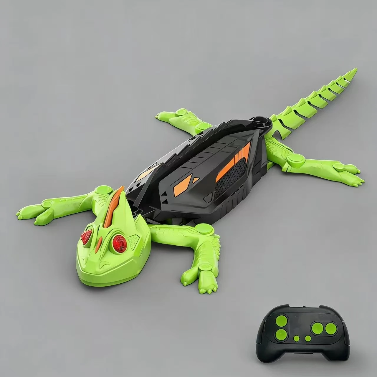 Realistyczny, bioniczny robot gekon RC, zabawka wspinająca się po ścianach, idealna jako dekoracja świąteczna.