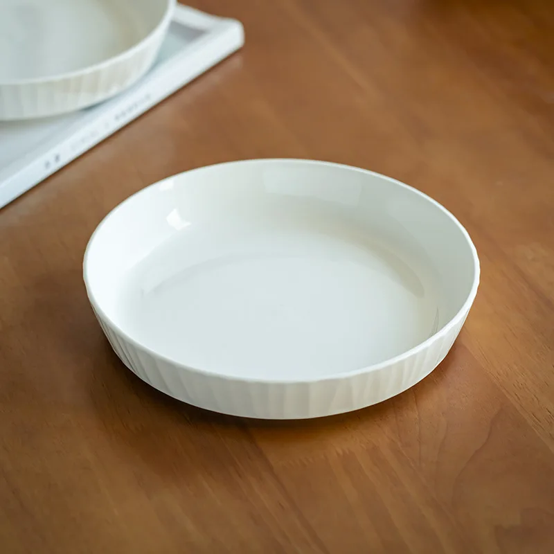 

Nordic Ceramic Plate Stylish Dinner Plate Salad Pasta Plate Versatile Home Dish Breakfast