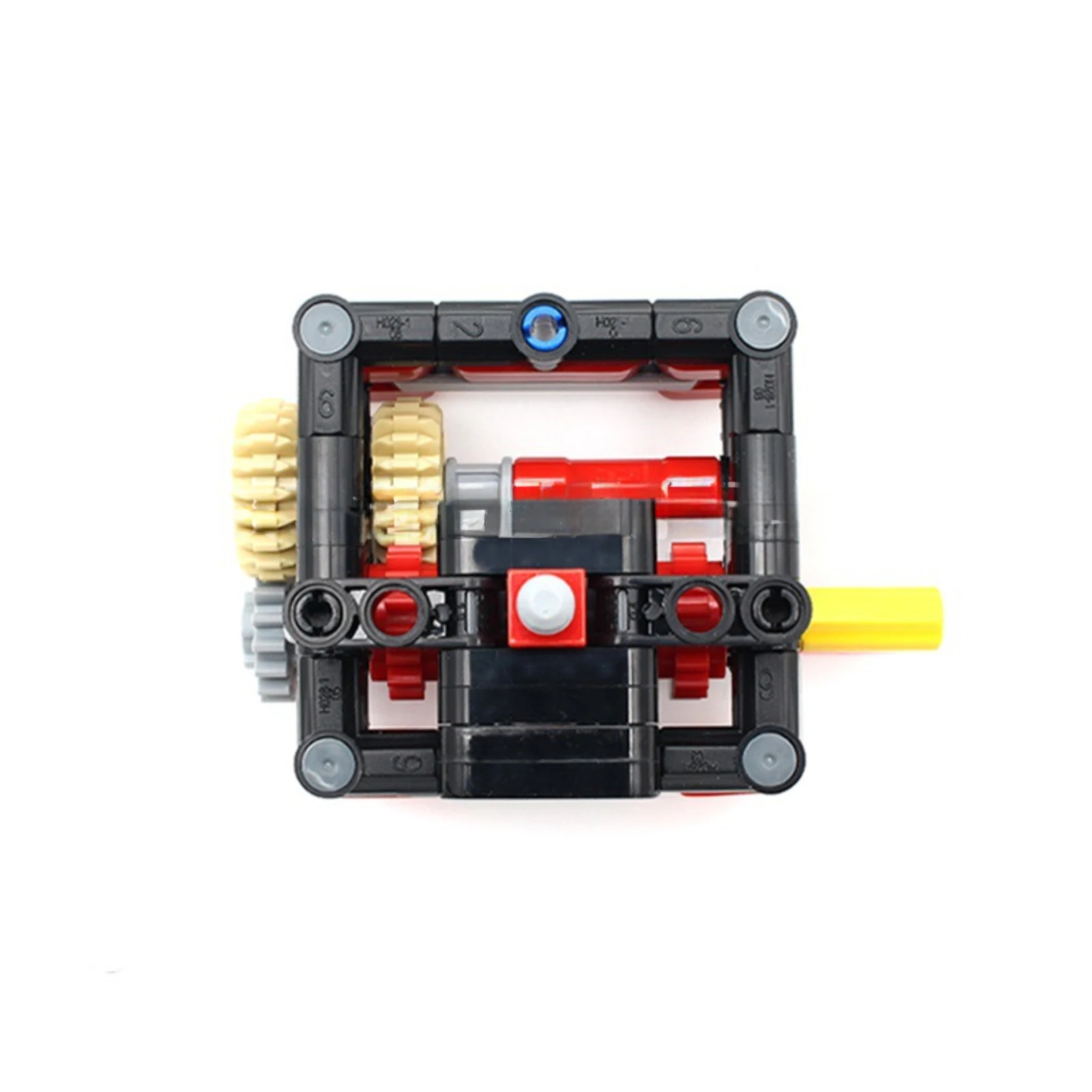 98pcs 2+1-speed Manual Shift Gearbox Building Blocks Model MOC Small Particle Kid DIY Assembly Puzzle Bricks Educational Toy