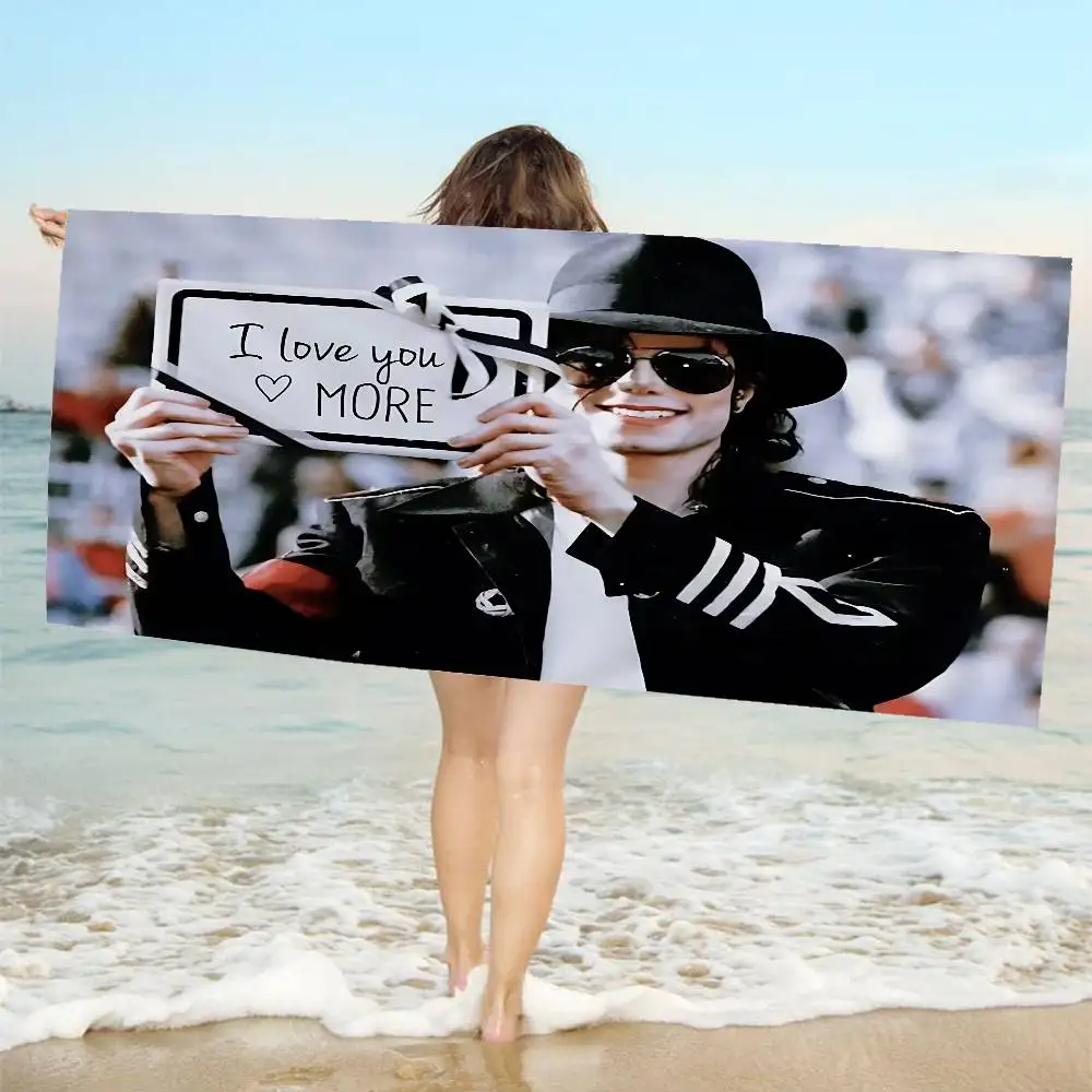 Singer Michael J-Jackson Big Microfiber Beach Towels Quick Dry Towel Sand Beach Towels Pool Towel For Travel Swim Pool Yoga