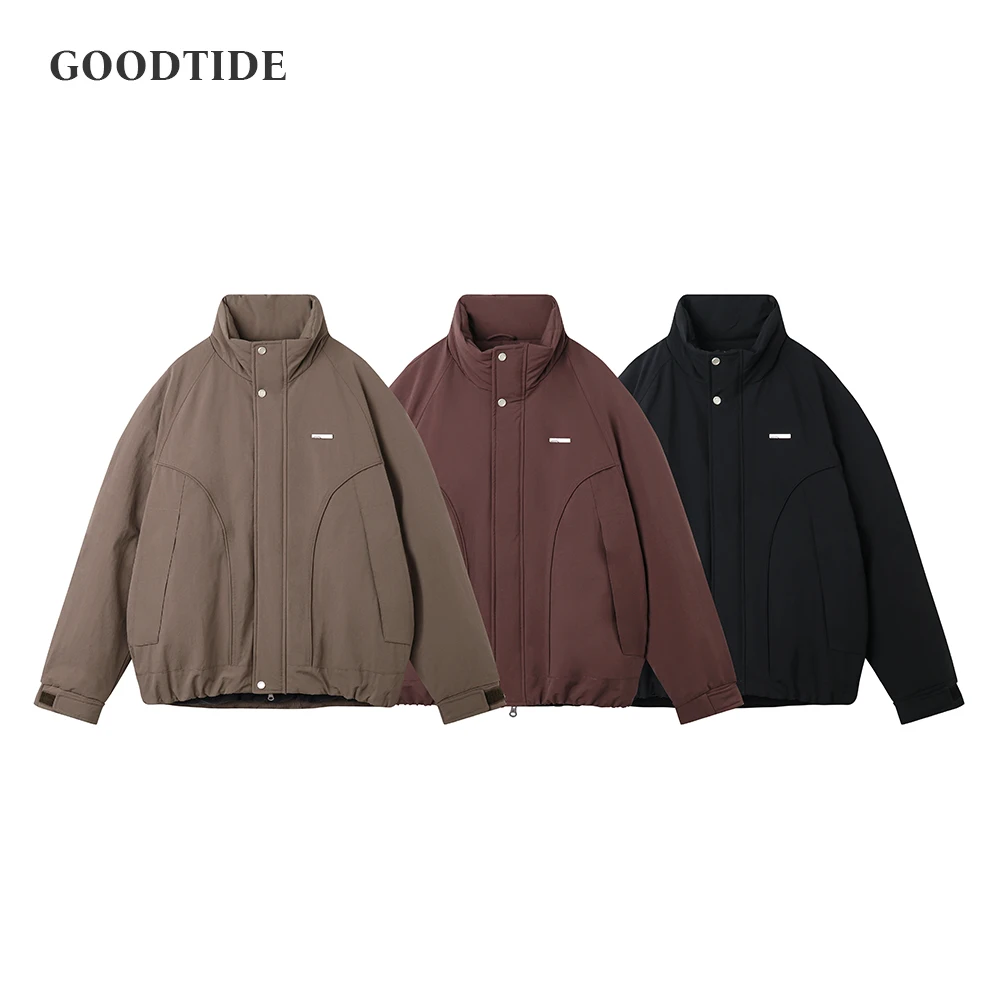 

Men's Fashion 90% White Duck Down Down Jacket 2025 Winter New Lapel Loose Casual Warm Outerwear Jacket