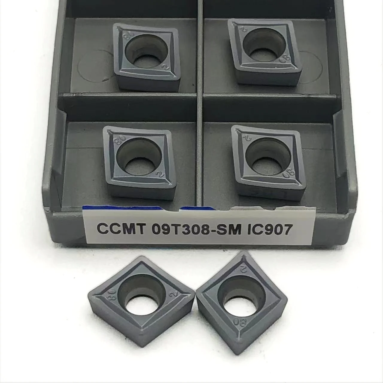 أجزاء معدنية صلبة CNC ، Ccmt09t304 sm ic907 ic908 ccmt09tsm 305 ic907 ic908 ، أدوات تحول ، CCMT09t304 cmt09t302