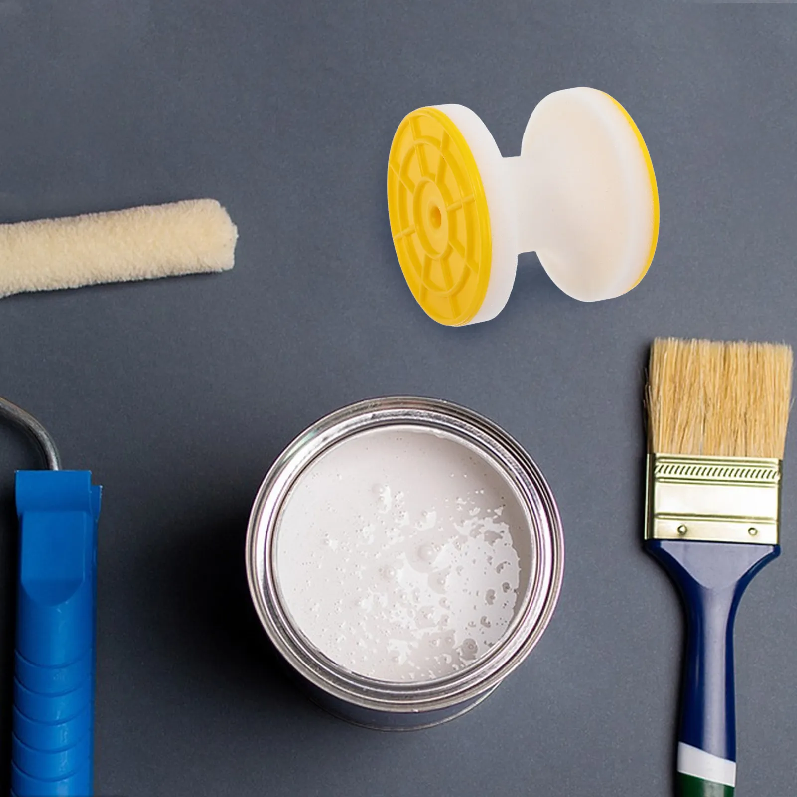 Rouleau éponge pour peinture de tuyaux, pour une application efficace et lisse sur les tuyaux de gaz, d'eau et les échafaudages, petit rouleau éponge rond pour peinture