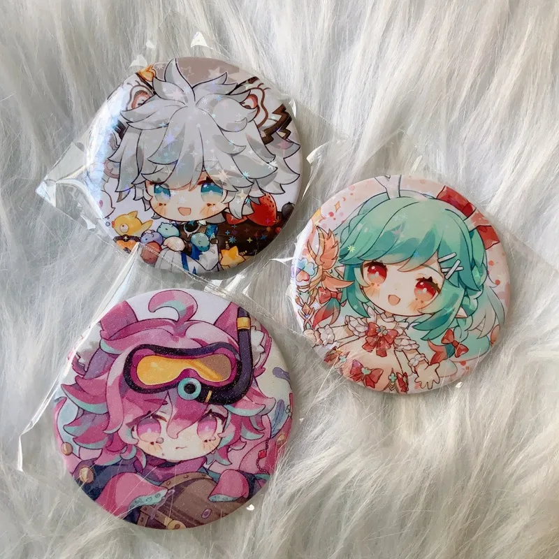 Suporte de pingente de placa de mercadoria de ventilador personalizado crachá de laser personalizado suporte de mercadoria de anime de celebridade pequeno