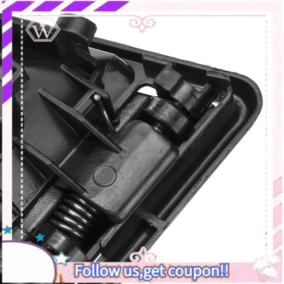 Maçaneta interna da porta do carro, preta, lado esquerdo/direito, dianteiro e traseiro, para suzuki vitara se416 sv620 sv420 1988-1999