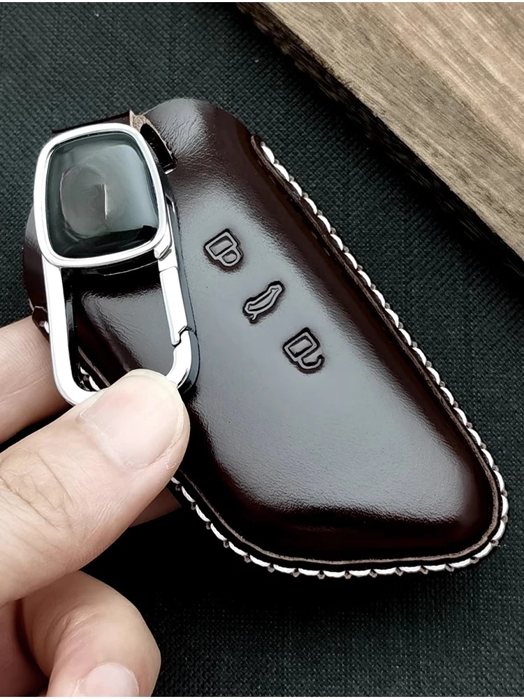 

Подходит для Volkswagen Golf CC Magotan Passat Polo, кожаный чехол для дистанционного ключа автомобиля, лучшая защита