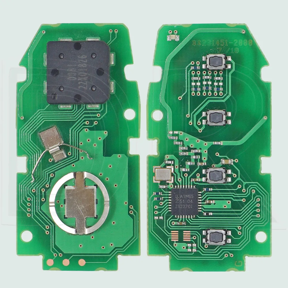 DR الأصلي PCB HYQ14FBN 4A رقاقة 312-314 ميجا هرتز 231451 -2000 مفتاح التحكم عن بعد للسيارة في السوق البرازيلية لسيارة تويوتا كورولا كروس 2018-2022