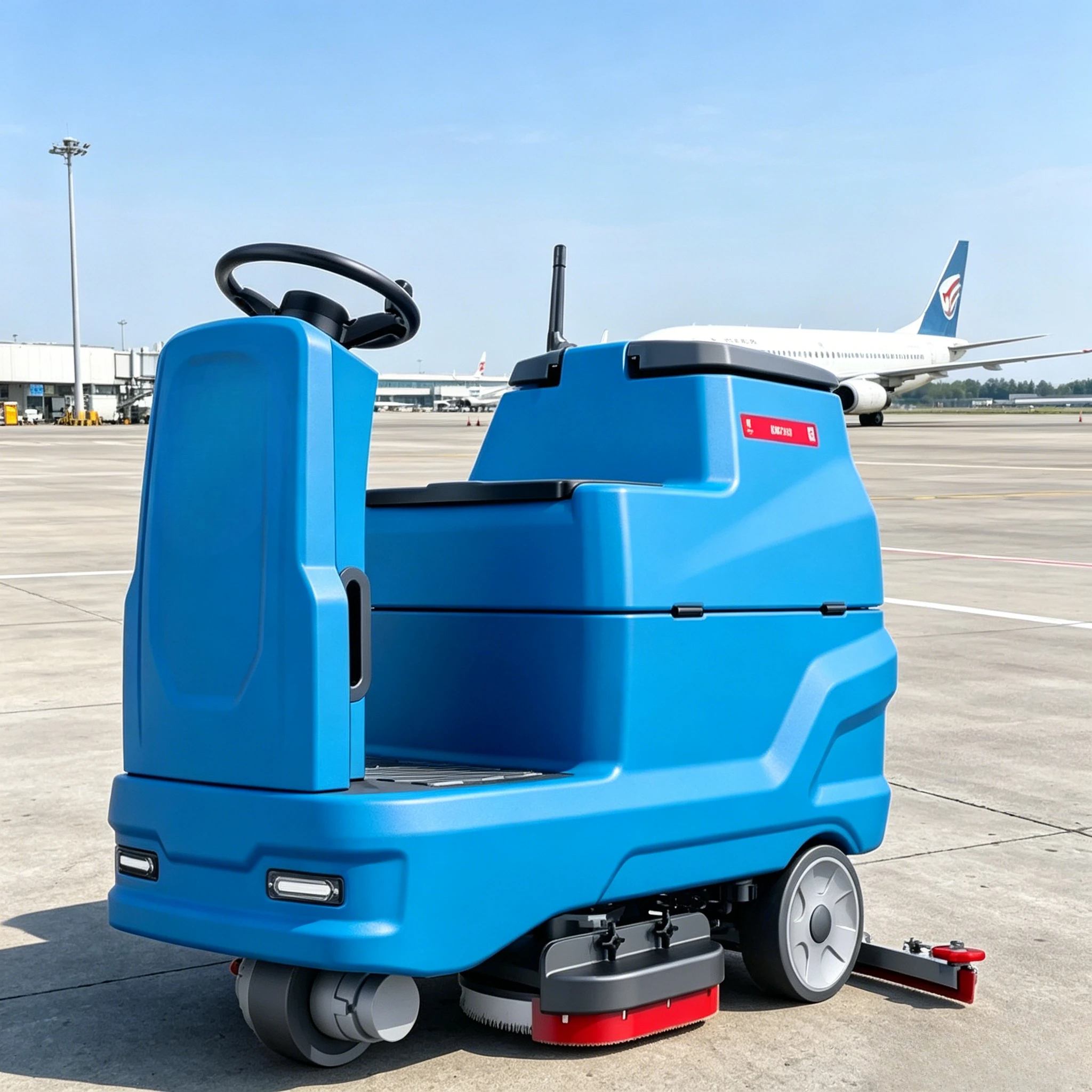 Ride On Floor Scrubber 20 Inch - Heavy Duty Ride On Floor Scrubber
