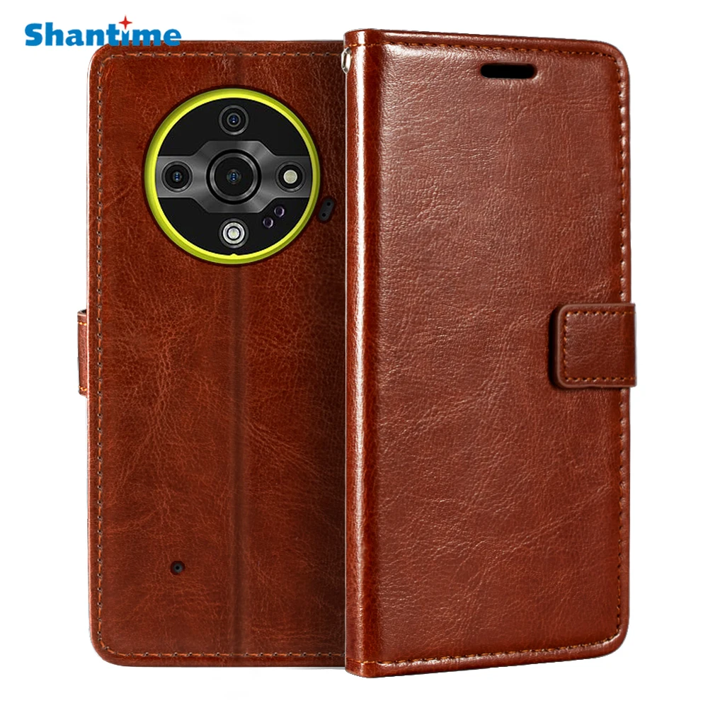 Etui na portfel Blackview BV8200 Premium PU Magnetic Case Cover z uchwytem na kartę i podpórką