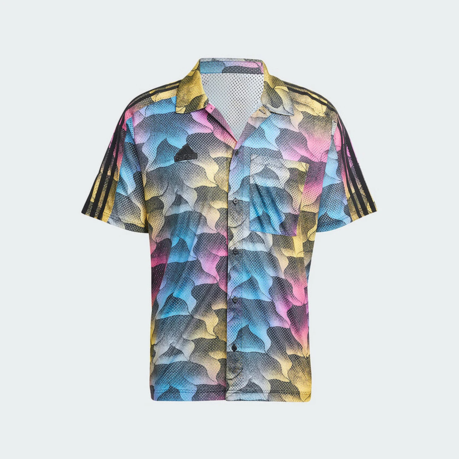 قميص أديداس الأصلي 2024 الجديد للرجال رياضي صيفي قصير الأكمام IP3784