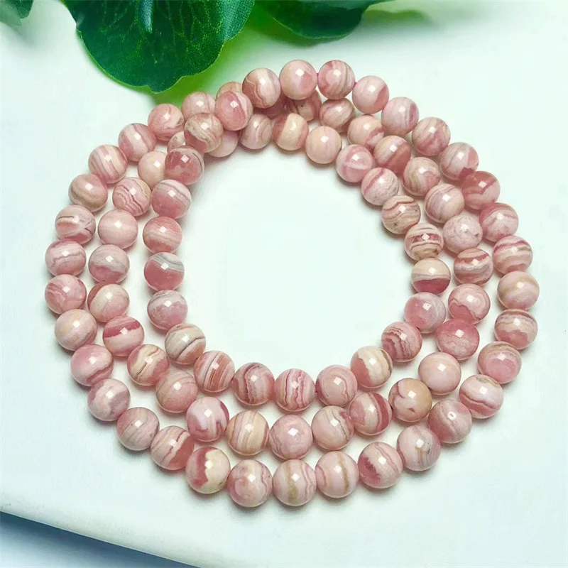 Natural Red Lace Agate Bracelet Women Men Healing Fengshui Jewelry Yoga Meditation Gift 1pcs 4/6mm