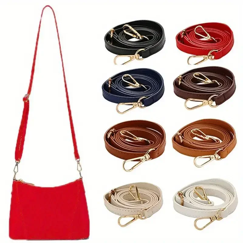 125 سنتيمتر حزام حقيبة طويلة بولي Leather حقيبة كتف جلدية حزام 1.7 سنتيمتر واسعة اكسسوارات لحقائب اليد موضة حقيبة PU حزام لأحزمة كروسبودي