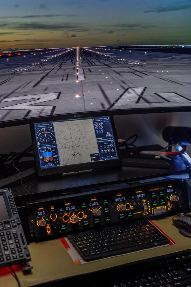 لوحة WINWING مقلدة للطيران PAP3 Zibo PMDG iFly Autopilot لـ X-Plane MSFS 2020
