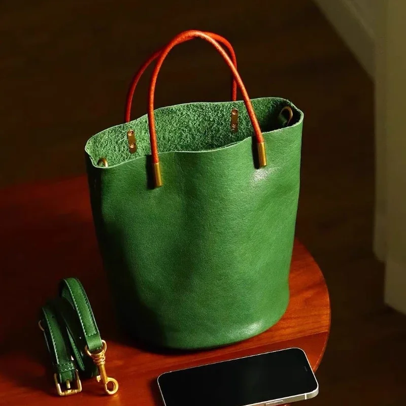 Thumbnail 3 - #39 New Soft Leather Bucket Bags Arrivals