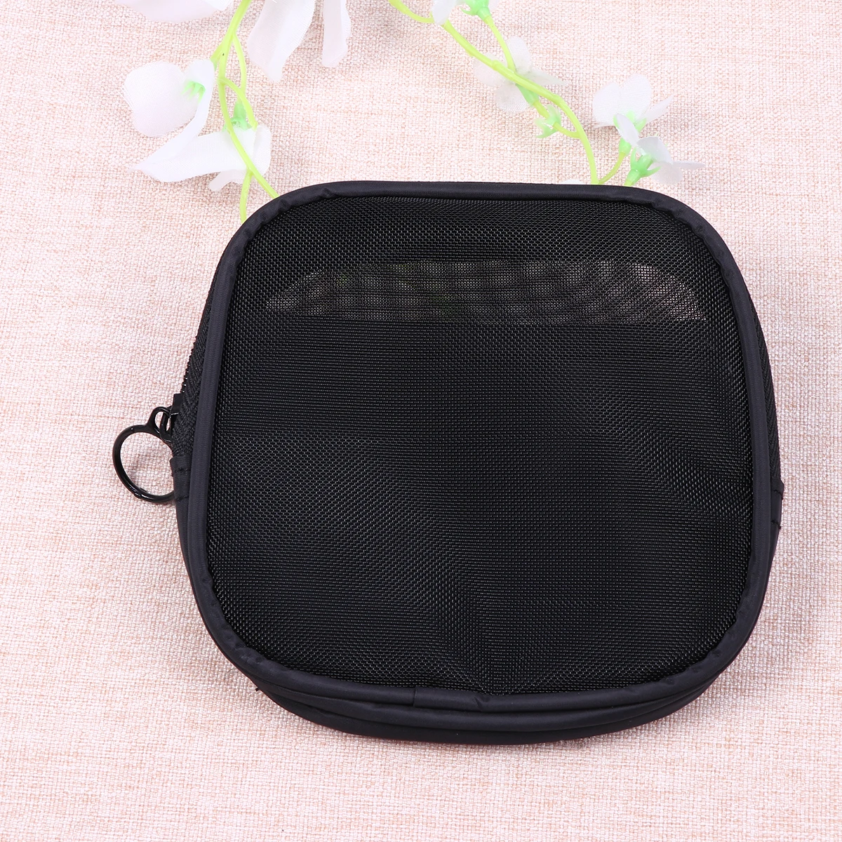 

Mesh Underwear Storage Small Travel Makeup Organizer Pouch Toiletry Bag Cosmetics Case High Capacity Lightweight Durable Student