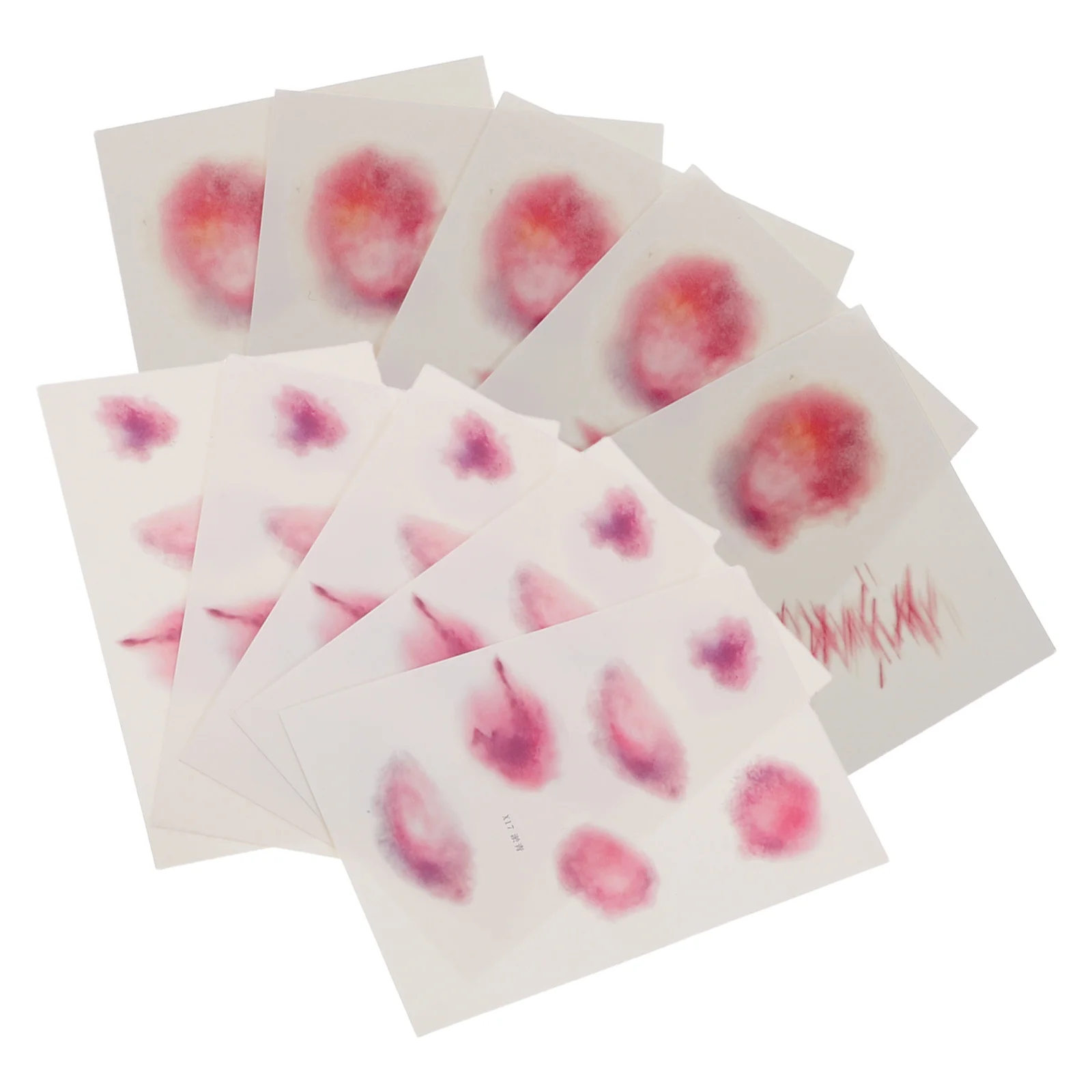 

10 листов Хэллоуин наклейки для татуировок на рану реалистичные 3D шрам синяк временный реквизит для макияжа для маскарада розыгрыша вечерние сувениры