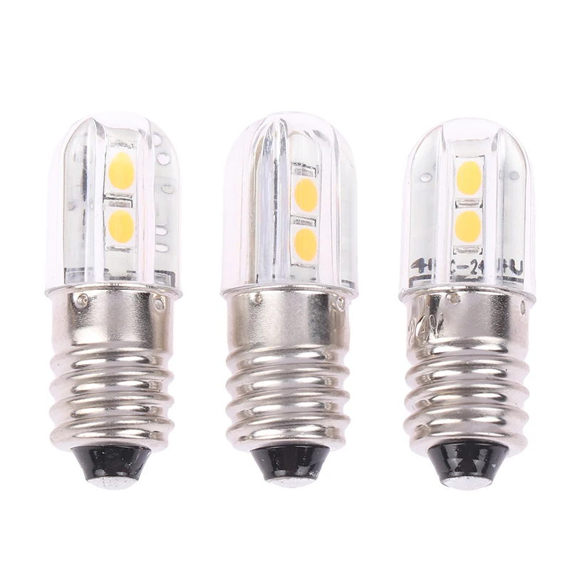 Ampoule LED E10 6V 12V 24V, mise à niveau, remplacement de lampe à 4LED pour indicateur de torche, lumière de sauna, moteur de vélo